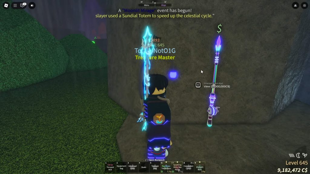 How to get Ethereal Prism Rod in Fisch Roblox game? FischX step by step guide