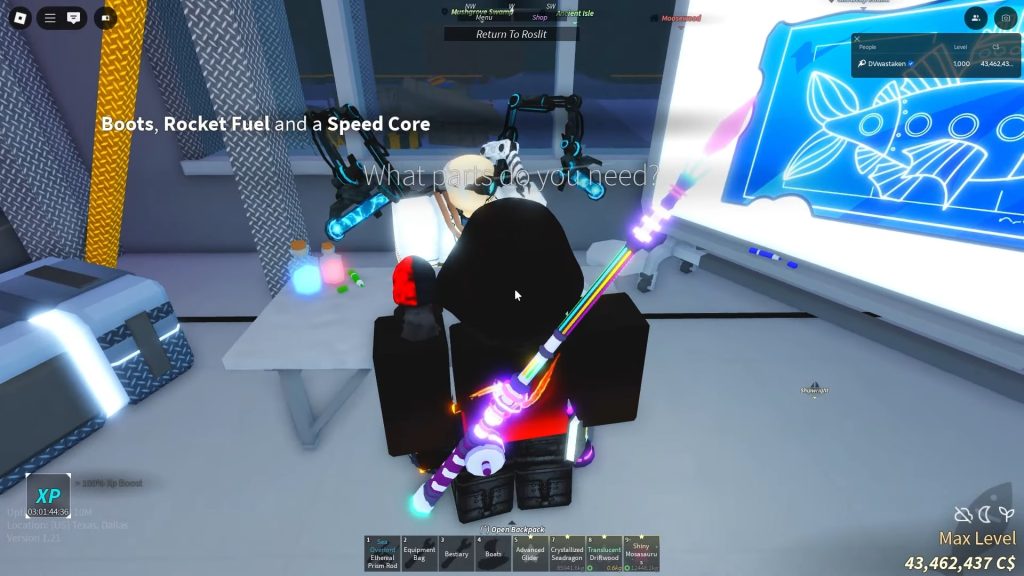 Quest of Dr.Cookspine IN Fisch